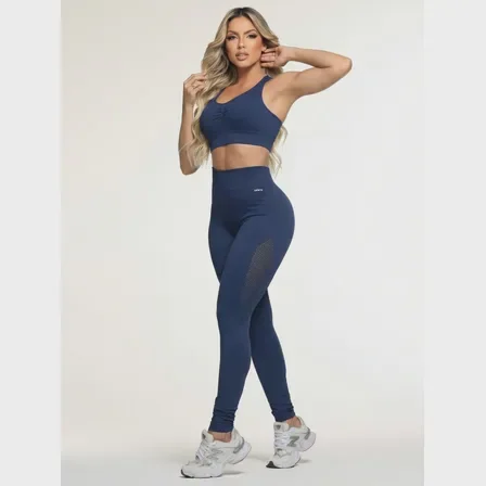 Conjunto Legging e Top Selene Feminina Sem Costura Academia Mercado Livre