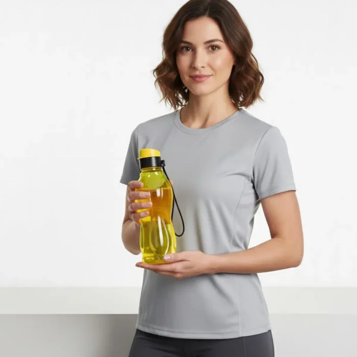 Garrafa Bsan Shop Squeeze 600ml Lisa Amarelo Mercado Livre