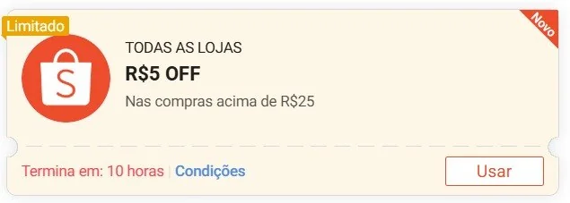 🔥 Cupom Shopee