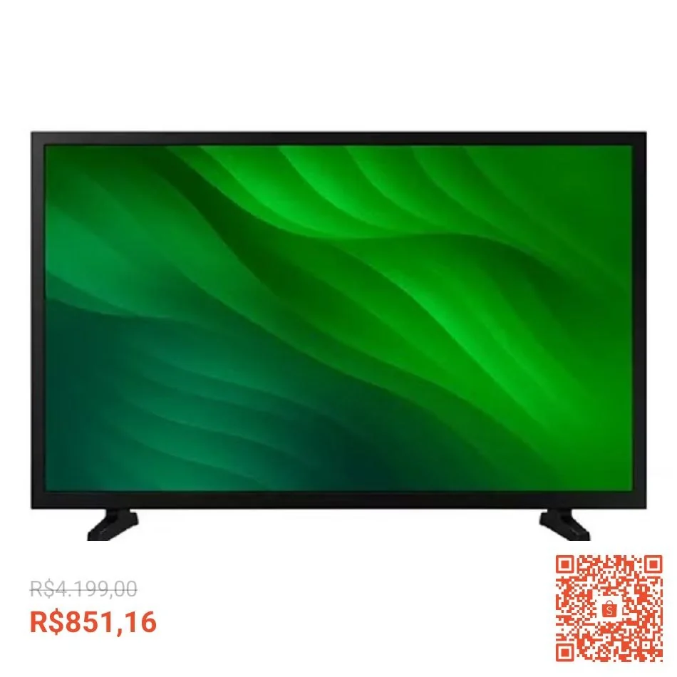 Smart TV Samsung 32" HD Wi-Fi Tizen LS32H5000FGXZD