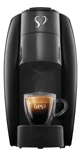 Cafeteira Espresso Lov Preta V - Tres 3 Corações Preto 127v