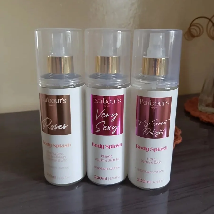 3 Body Splash Very Sexy Delight Roses Barbour's Beauty