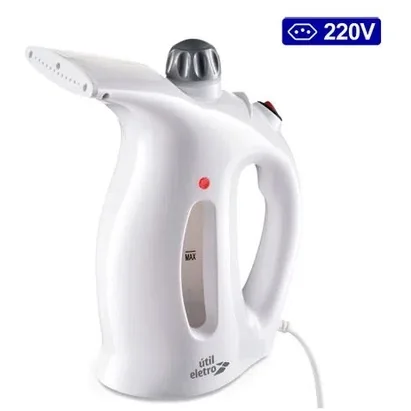Passadeira Elétrica 220v a Vapor Útil Eletro, Compacta Portátil Branca - Promoção Shopee