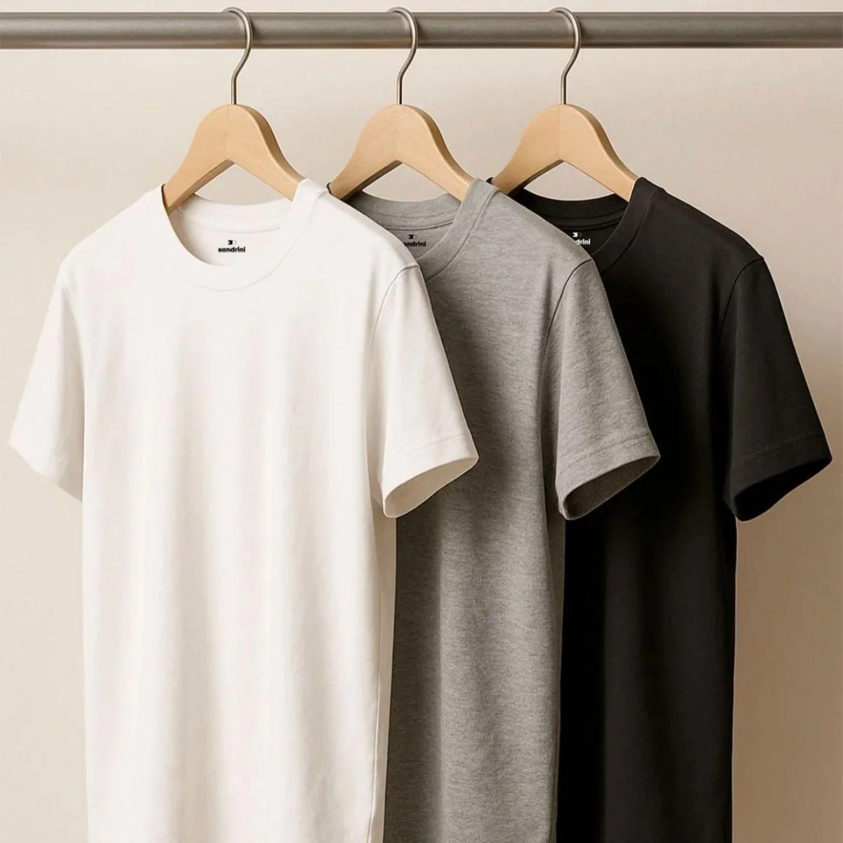 Kit 3 Camisetas Algodão Dia Dia Sandrini Básica Conforto Mercado Livre