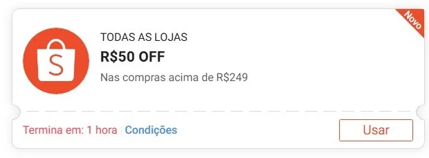🔥 Cupom Shopee