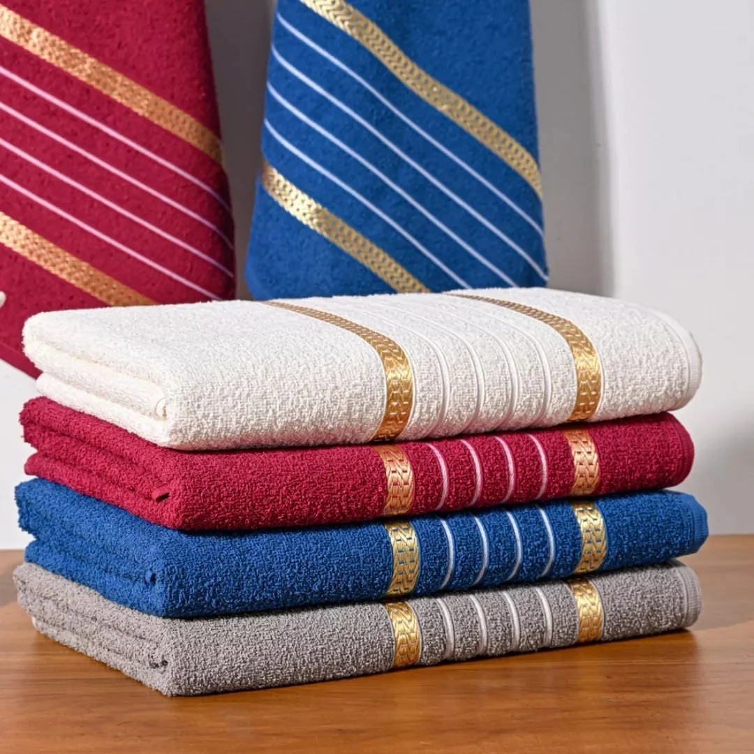 Kit 04 Toalhas Rosto Premium - Macia Confortável Laune Haus Sortidas Lisa