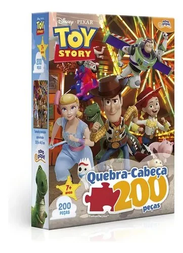 Quebra Cabeça 200 Peças Toy Story - Toyster 8095