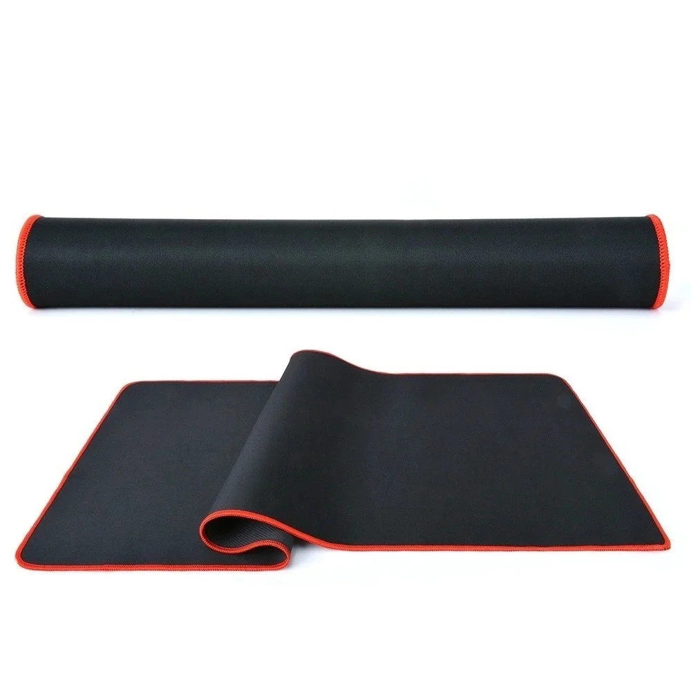 MousePad Gamer Speed Borda Vermelha Costurada 70x30x0.3cm Shopee