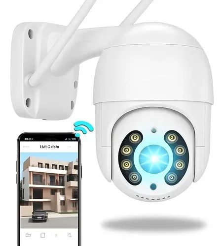 🚀 Câmera Ip A8 App Icsee Infravermelho Prova D'água Externa Wifi Hd Cor Branco