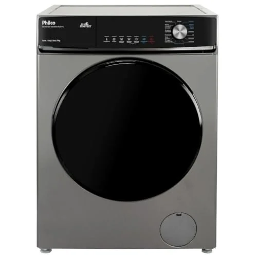 LAVADORA E SECADORA PHILCO PLS11C 11KG TITÂNIO 127V