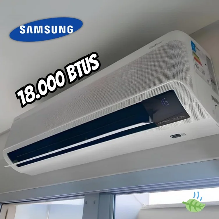 Samsung Ar Condicionado Split Inverter Samsung WindFree AI 18000 BTU/h Frio AR60F18D1AWNAZ - 220 Volts