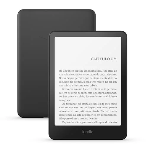 🔥 PARCELADO! Kindle Paperwhite 16 GB (Geração mais recente) - O Kindle mais rápido já lançado, com nova tela antirreflexo de 7” e bateria que dura semanas - Cor Preta