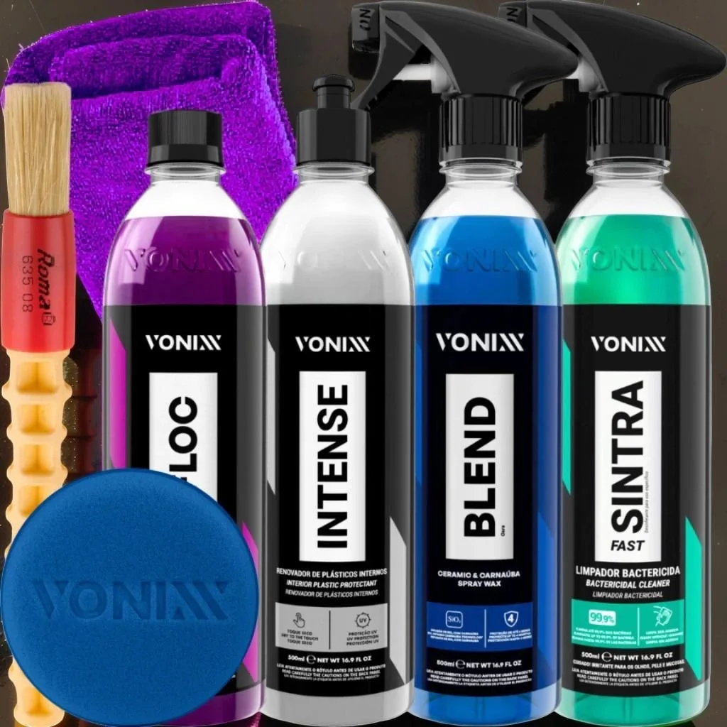 Kit Lavagem Automotiva V-floc Blend Sintra Intense Vonixx