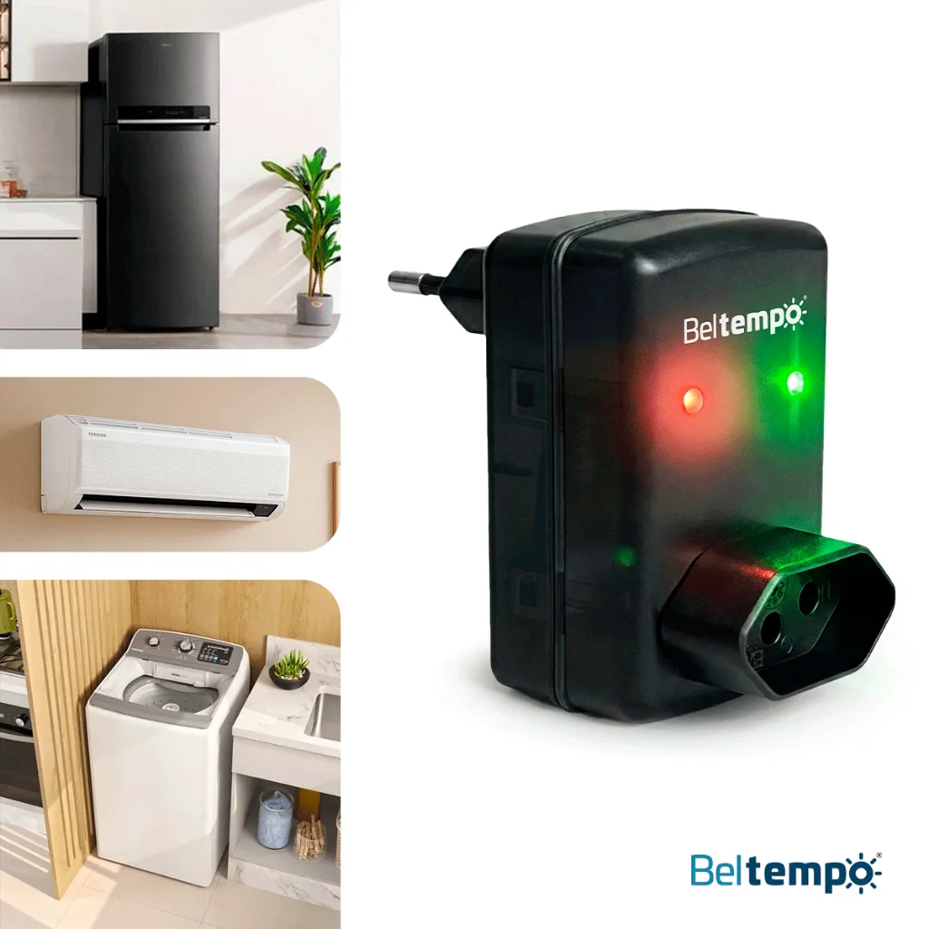 Protetor Anti Raio e Quedas Para Geladeira Freezer Com Temporizador Beltempo Shopee