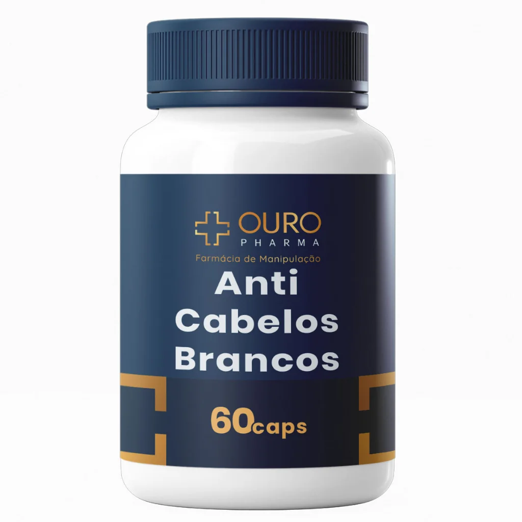 Vitaminas Anti Cabelos Brancos 60 ou 120 cápsulas Shopee