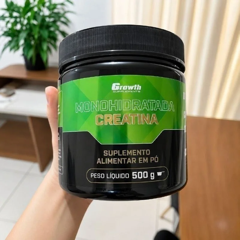 Creatina Growth 100% Pura 500g Mercado Livre