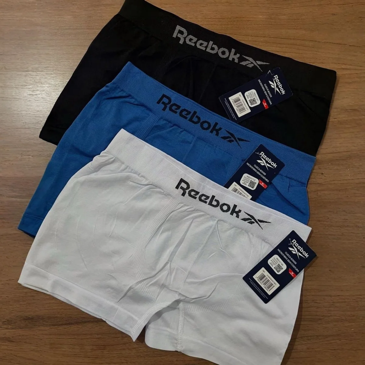 Kit 6 Cuecas Boxer Box Classic Reebok Shopee
