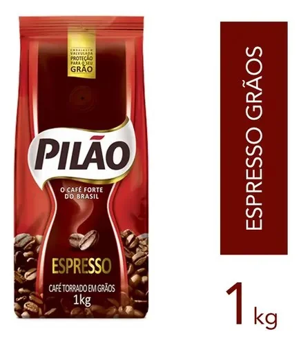 Café Pilão Grãos Espresso Pouch 1kg