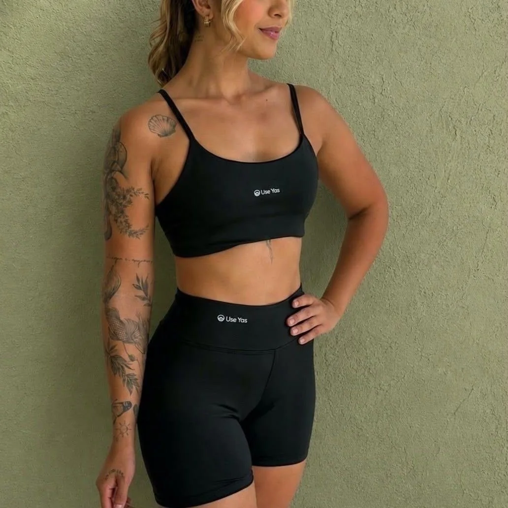 Conjunto Fitness Virginia Top e Short Mercado Livre