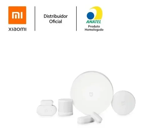 🚀 Kit Smart Home Com Sensores Inteligentes 2 Xiaomi Xm540bra Cor Branco