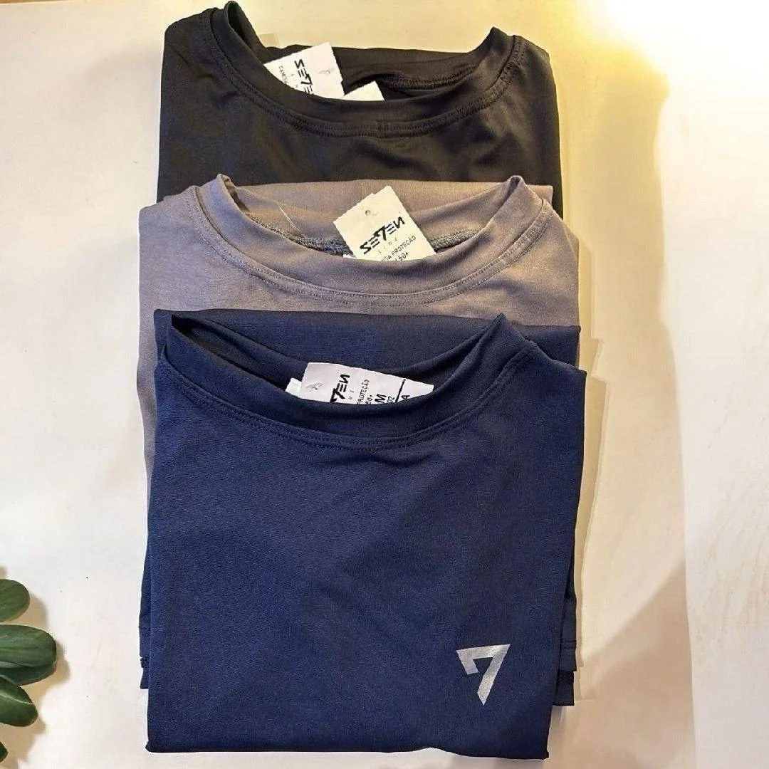 Kit 3 Camisetas Térmicas Segunda Pele Camisa Uv50 Mercado Livre