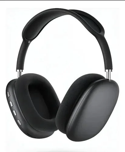 Fone Headset Sem Fio C/ Microfone Arco Ajustável P/ Academia Preto