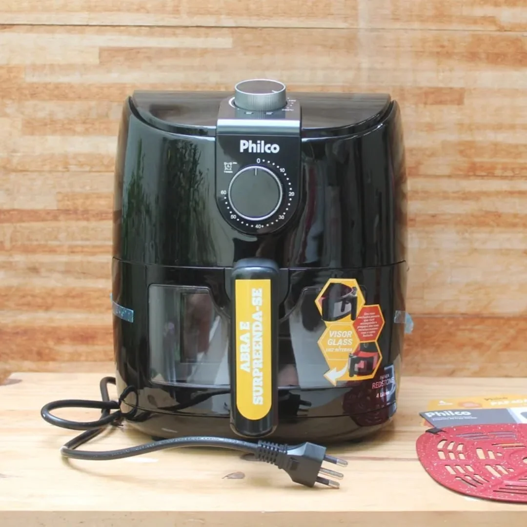 Air Fryer Philco 4L Revestimento Redstone 1500W PAF40A 220V