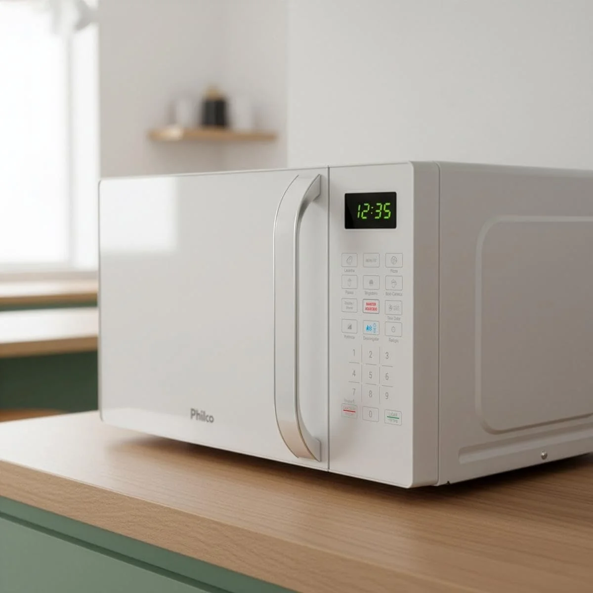 🔥 PARCELADO! Micro-ondas Philco 20l Branco Pmo23b 110v 110v