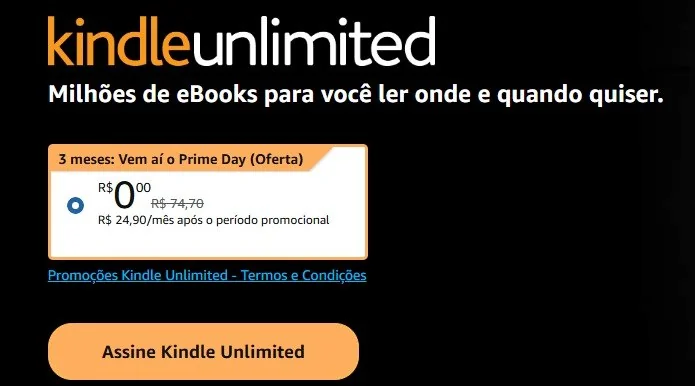 😏👌KU está liberado por 3 meses! Mas calma, estou falando do Kindle Unlimited, mais conhecido por KU la fora. Com ele você pode ler MILHARES livros no seu celular ou no tablet sem pagar nada! Aproveite