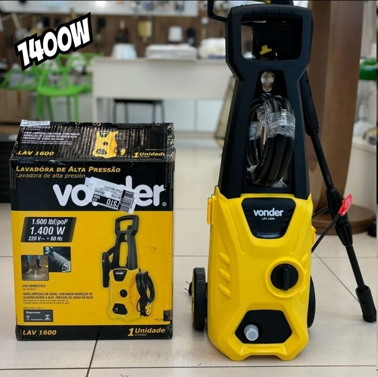 Lavadora De Alta Pressão Economica Potente 1400w Vonder