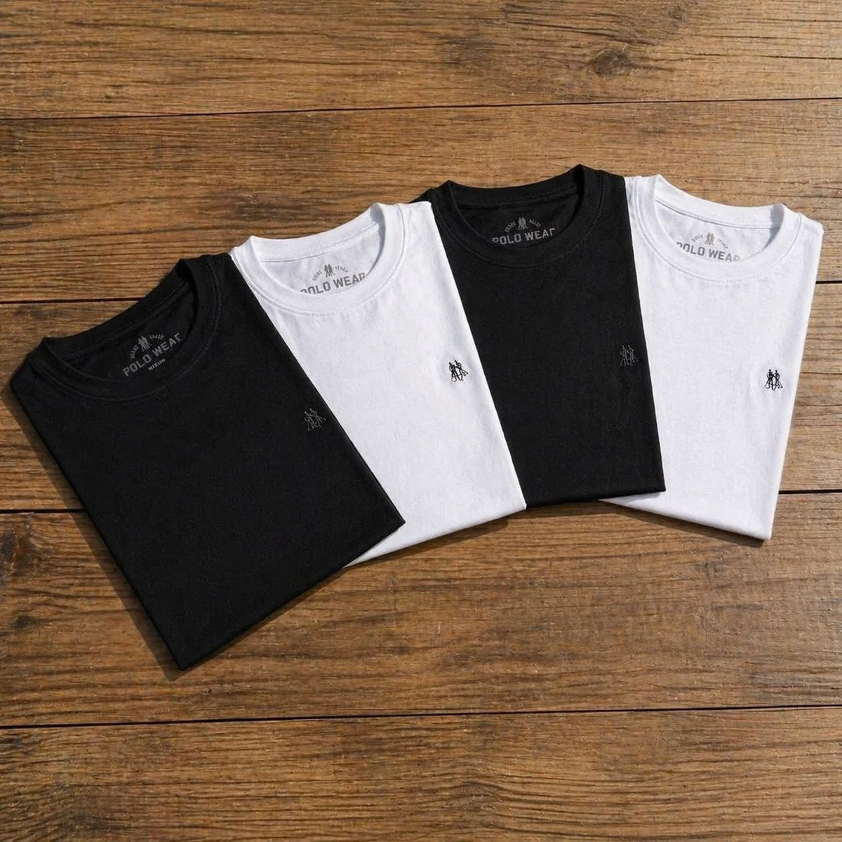 Kit 4 Camisetas Masculinas Polo Wear Sortido Sortido M Lisa