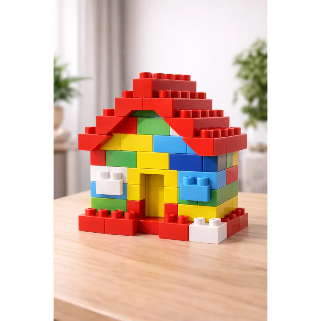 Kit 154 Blocos De Montar Criança Brinquedo Infantil Didático bloco de montar Shopee