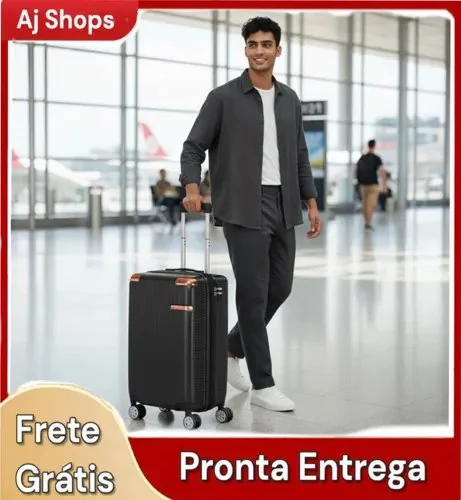 Ygm Malas Mala De Viagem Abs Preto Mala 2088