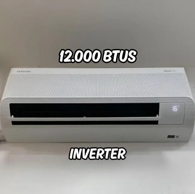 Ar Condicionado Split Hi Wall Samsung WindFree AI Inverter 12.000 Btus Frio 220v R-32