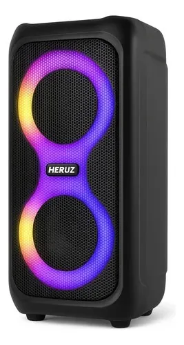 Caixa De Som Bluetooth Caixinha Grande 2 Altos Falantes 10w-hz 5.0 Boombox Com Radio Fm E Entrada Usb Pendrive Preto 127/220v