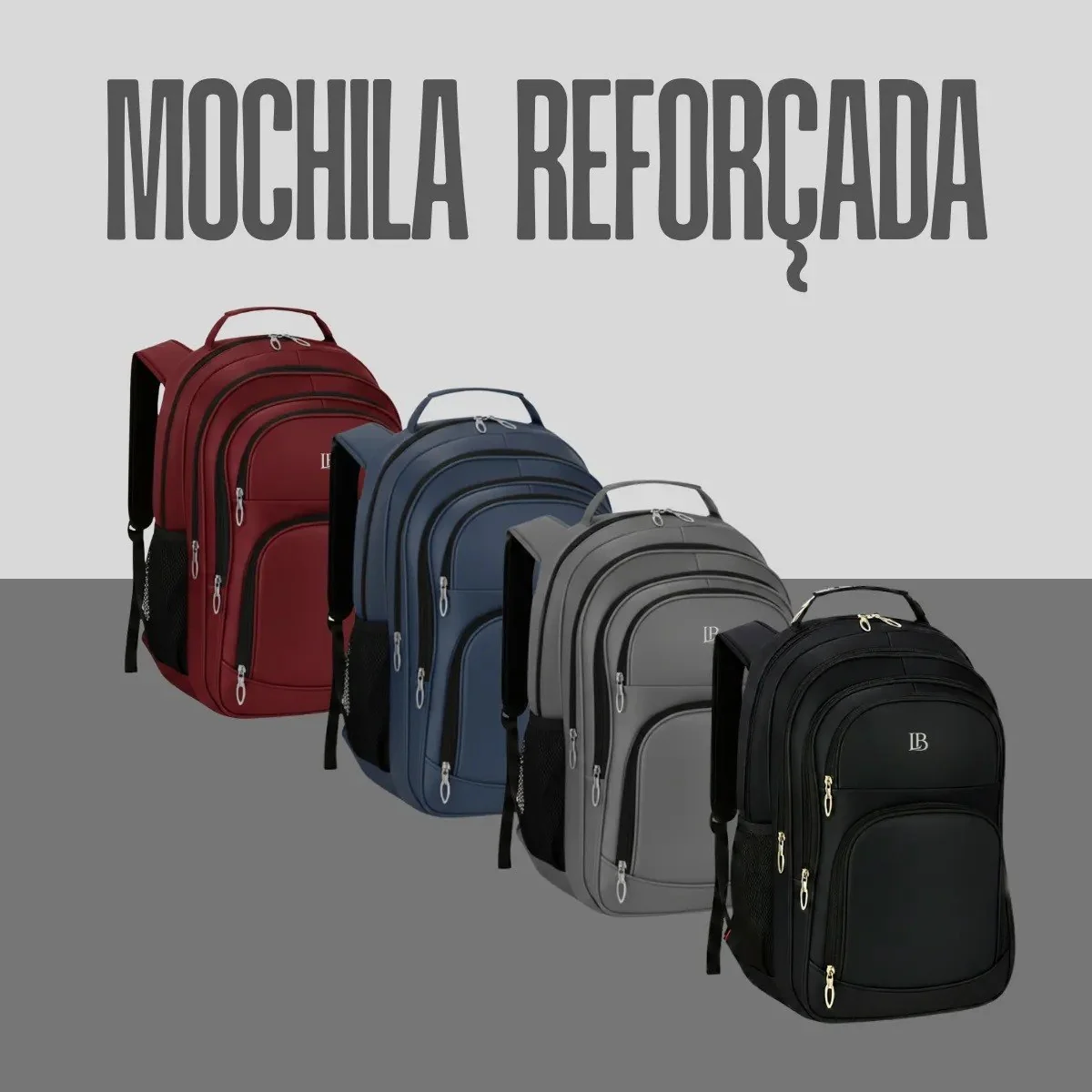 Mochila Masculina Faculdade Impermeável Resistente Grande Mercado Livre