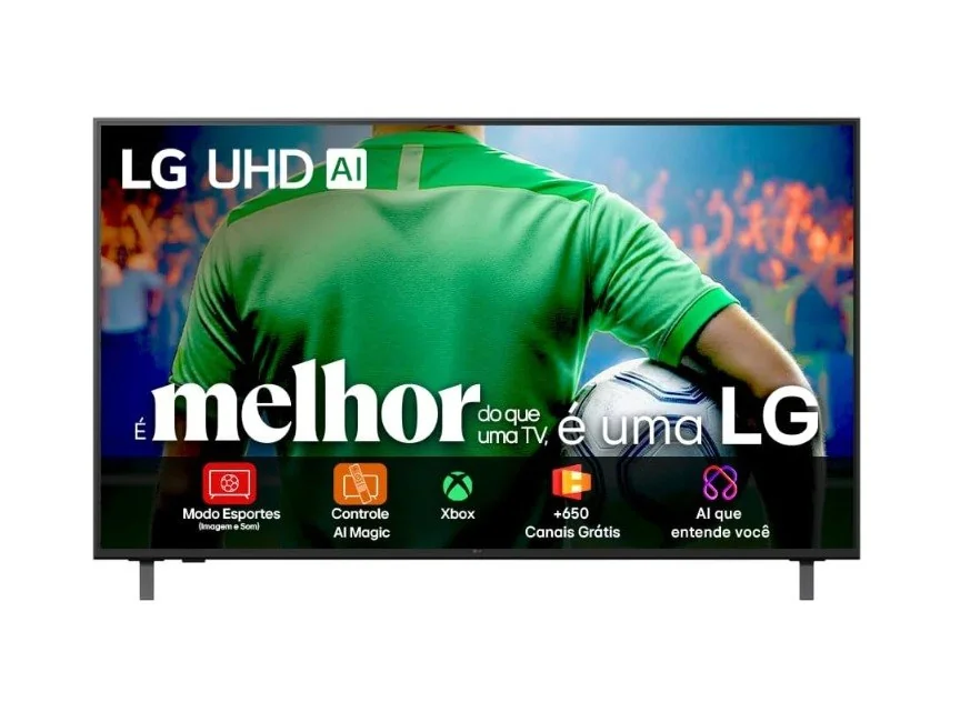 🔥 PARCELADO! Smart TV 4K 55" LG UHD 55UA85 Processador α7 AI Ger8 4K Super Upscaling Google Cast Alexa Integrado Controle AI Smart Magic WebOS 25