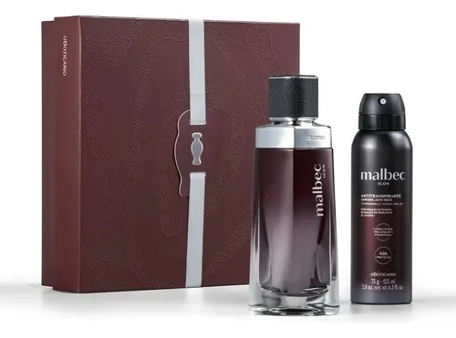 O Boticário Malbec Icon Kit Presente 2 Itens