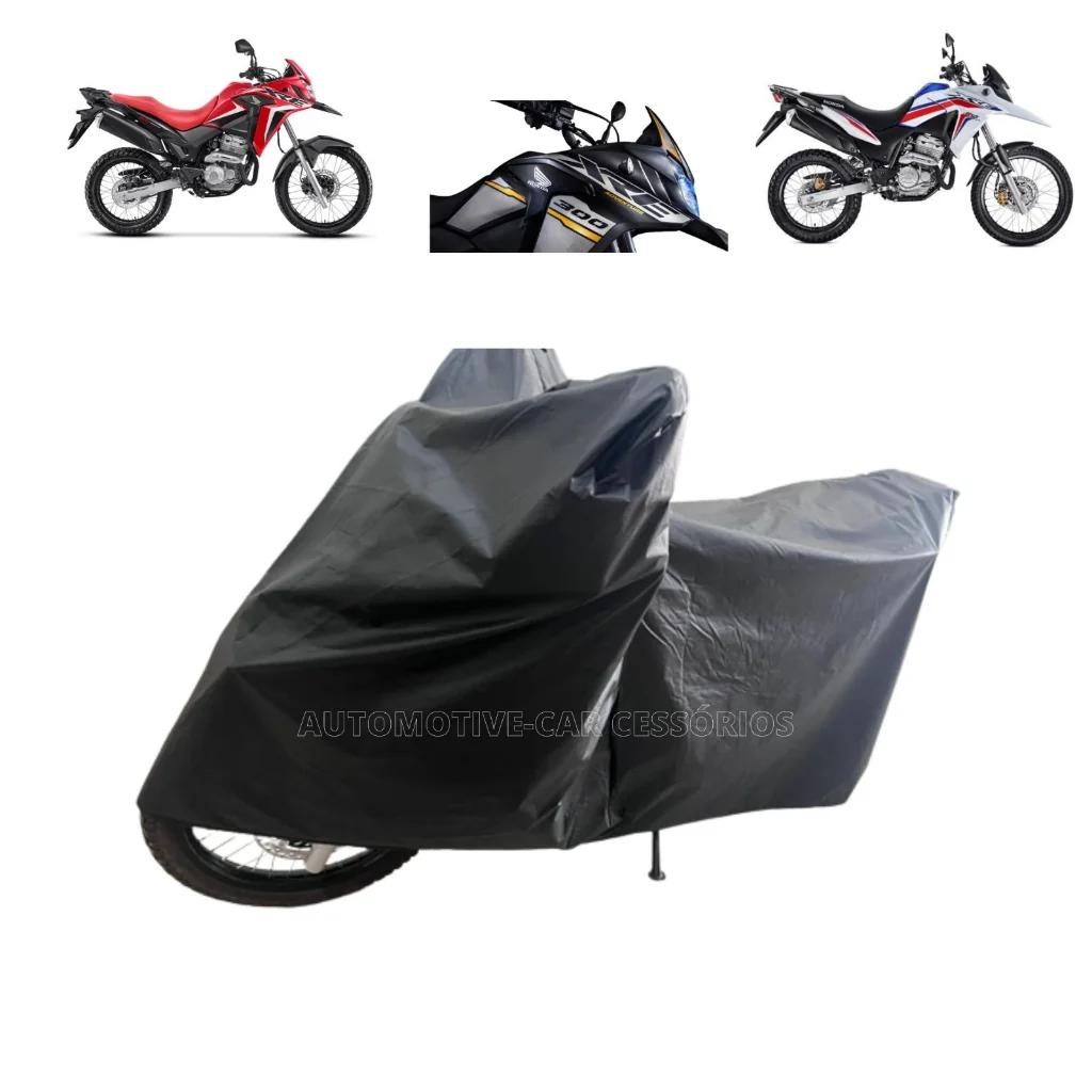 Capa Couro Cobrir Moto Impermeável Proteção Sol Chuva poeira Shopee
