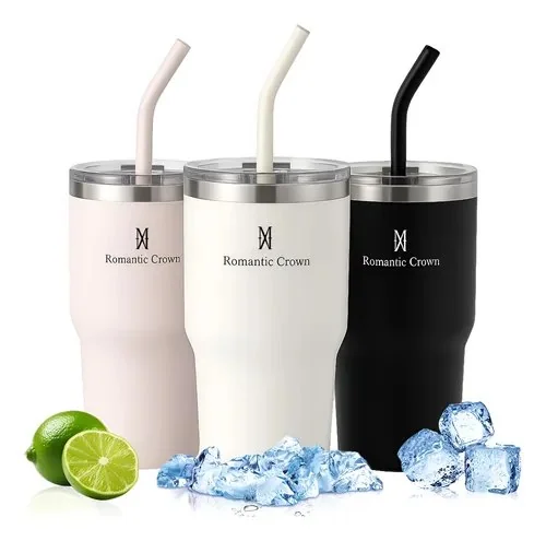 🚀 Copo Térmica 600ml Inox Anti-vazamento Para Café/chá/bebidas